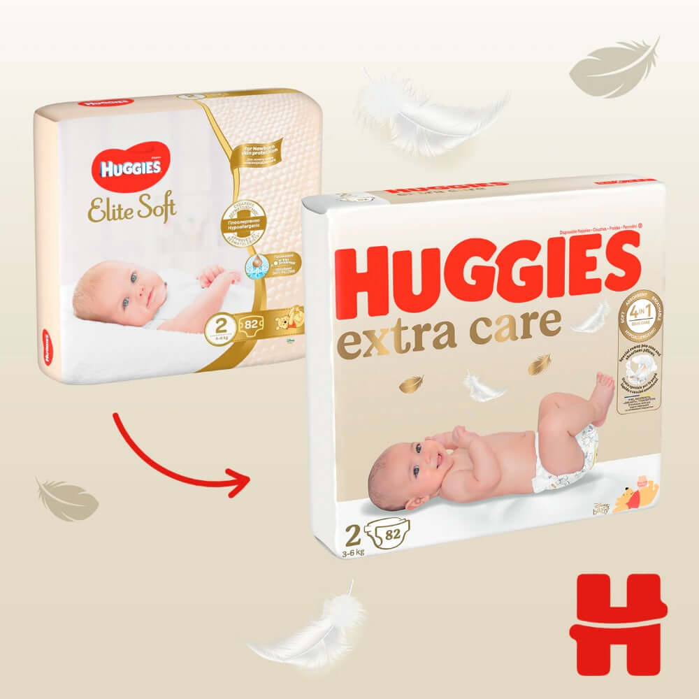 Scutece Huggies Extra Care, Marimea Nr.2 infant-ro